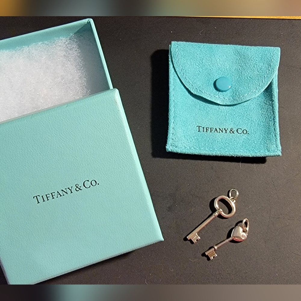 Tiffany & Co.  .925 Sterling Silver Mini Key Charms - 2